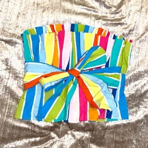 NY&COMPANY WOMENS CUPCAKE TUBE TOP